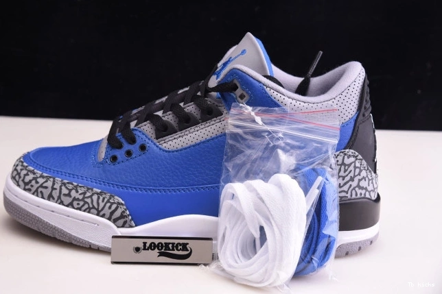 Reps TBK Royal' Jordan CT8532 400 - Retro 3 Air 'Varsity 0801